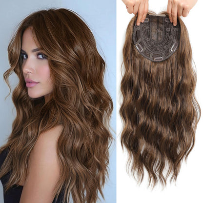 ⏰ Final Hours –✨2026 New Lightweight & Breathable Wavy Hair Topper