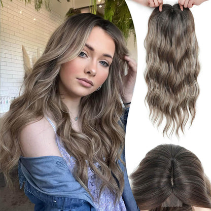 ⏰ Final Hours –✨2026 New Lightweight & Breathable Wavy Hair Topper