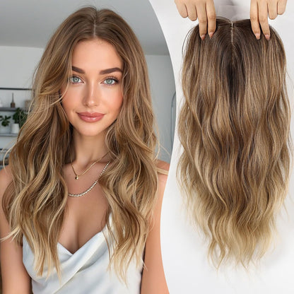 ⏰ Final Hours –✨2026 New Lightweight & Breathable Wavy Hair Topper